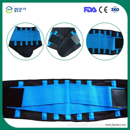 China Suppliers Back Support Belt Lumbar Workout Waist Training Belt Waist Trimmer